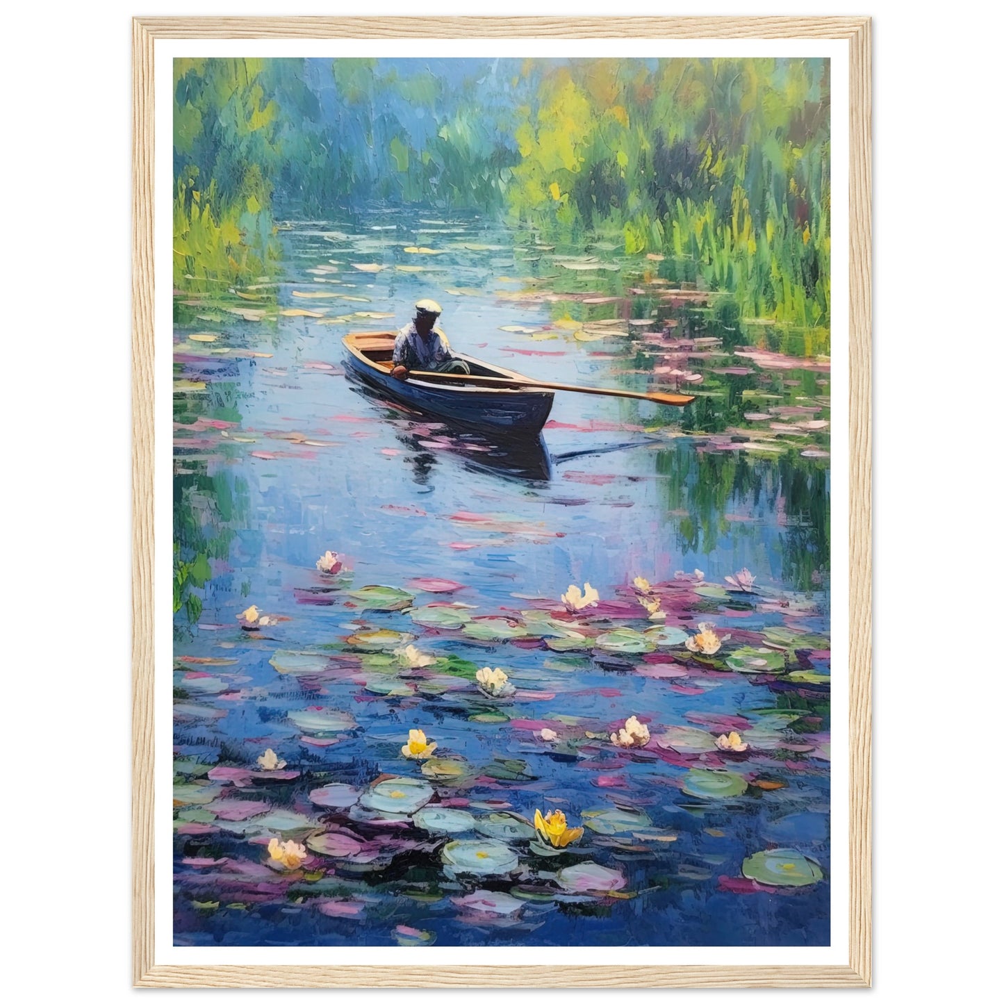 Boating Bliss Inspired By Monet