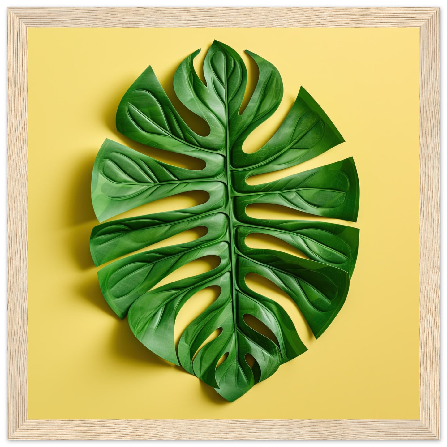 Matisse Inspired Swiss Cheese Leaf