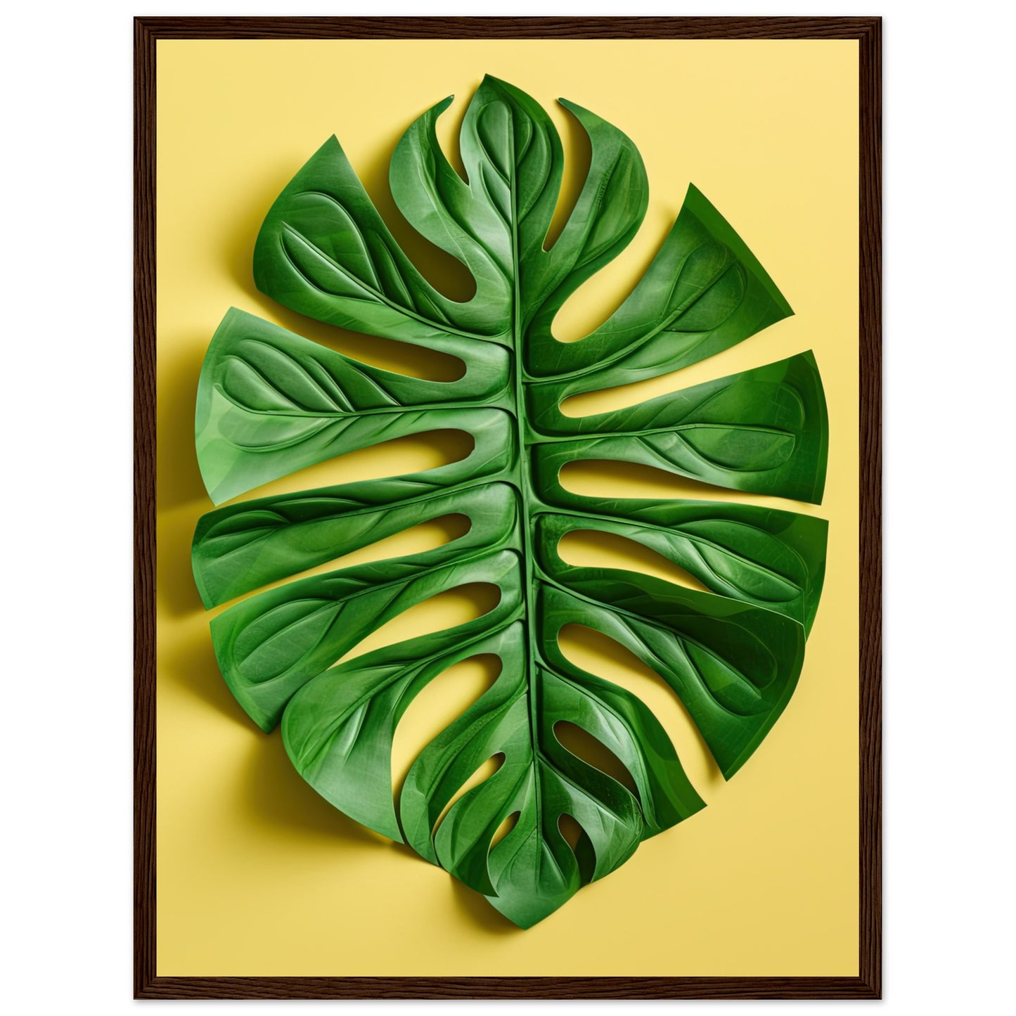 Matisse Inspired Swiss Cheese Leaf