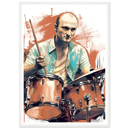 Phil Collins Rustic Drumming