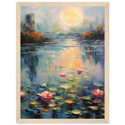 Tranquil Waters Inspired By Monet