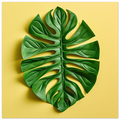 Matisse Inspired Swiss Cheese Leaf