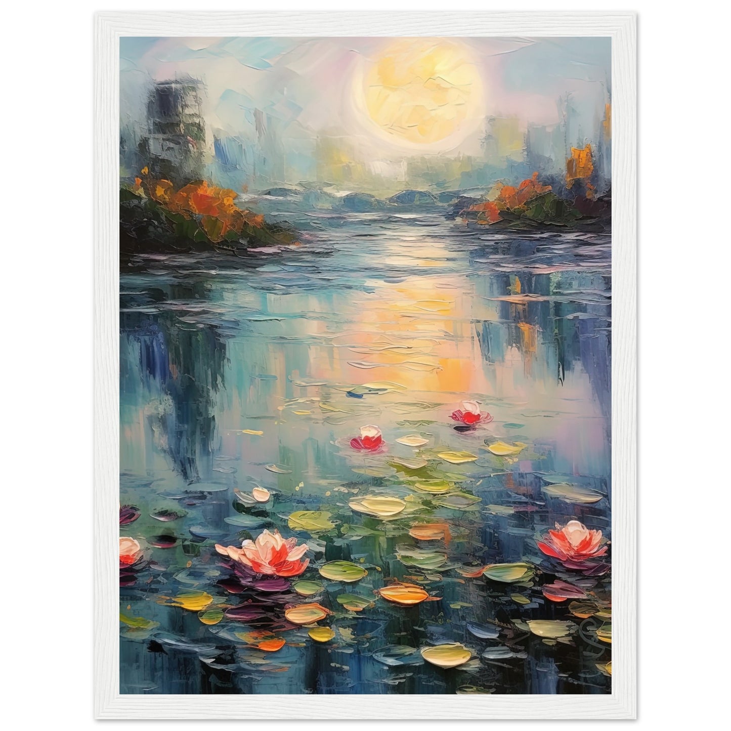 Tranquil Waters Inspired By Monet