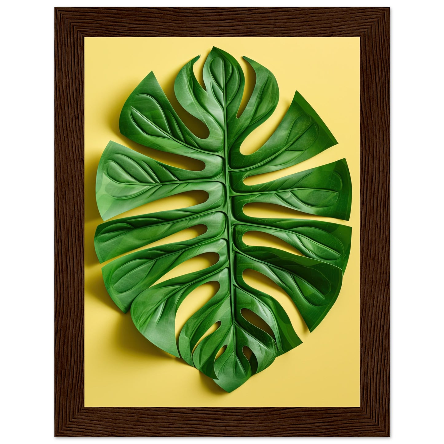 Matisse Inspired Swiss Cheese Leaf