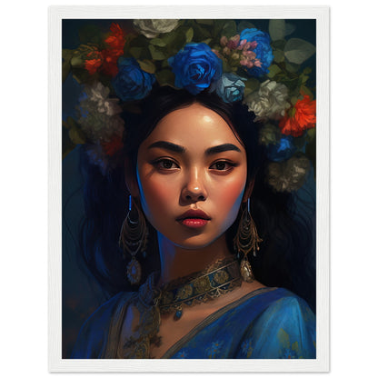 Floral Beauty Inspired By Frida Kahlo