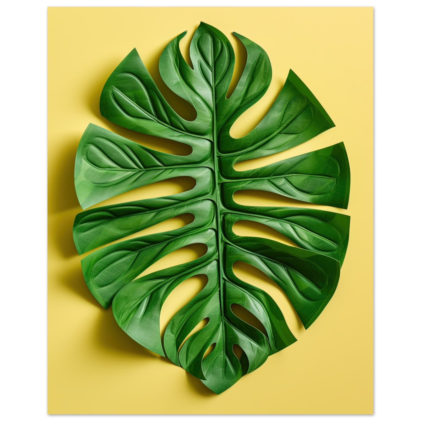 Matisse Inspired Swiss Cheese Leaf