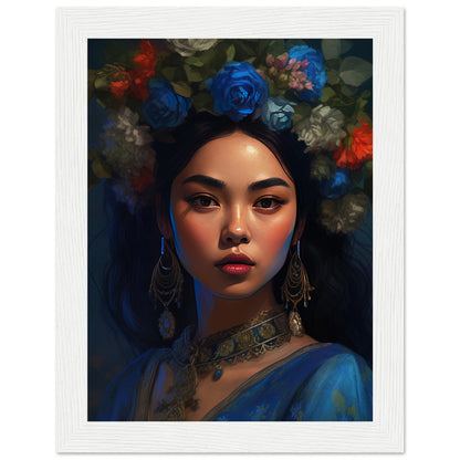 Floral Beauty Inspired By Frida Kahlo