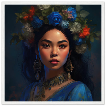 Floral Beauty Inspired By Frida Kahlo