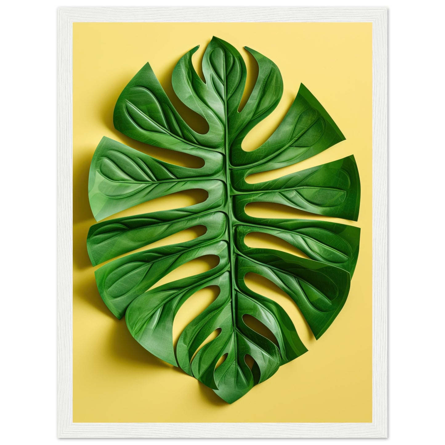 Matisse Inspired Swiss Cheese Leaf