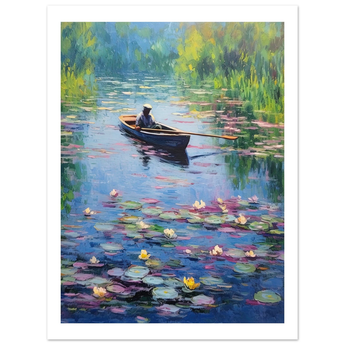 Boating Bliss Inspired By Monet