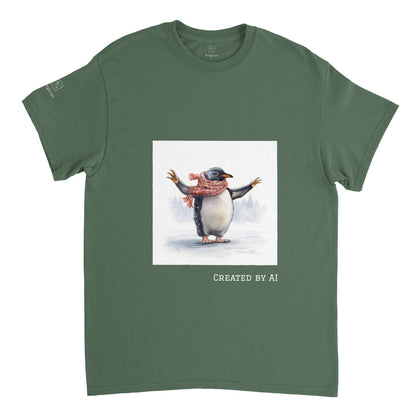 Penguin Glee -  Unisex Crewneck T-shirt