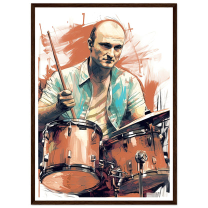 Phil Collins Rustic Drumming