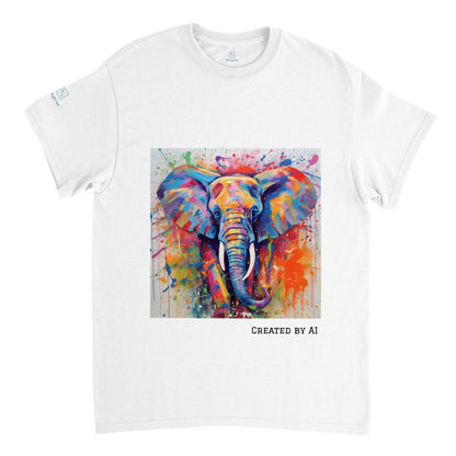 Colour Me Elephant - Unisex Crewneck T-shirt