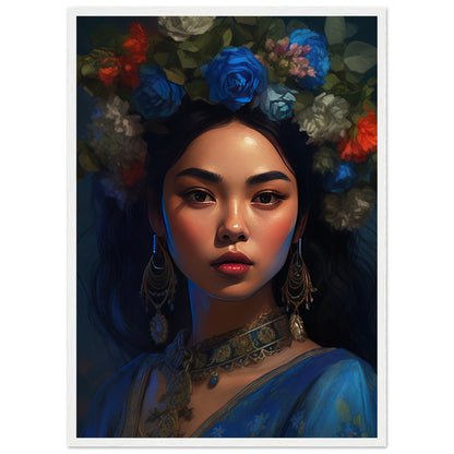 Floral Beauty Inspired By Frida Kahlo