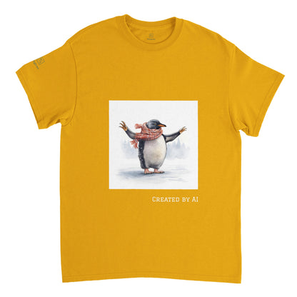 Penguin Glee -  Unisex Crewneck T-shirt