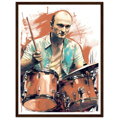 Phil Collins Rustic Drumming