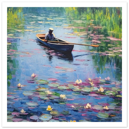 Boating Bliss Inspired By Monet