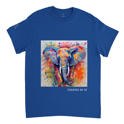 Colour Me Elephant - Unisex Crewneck T-shirt