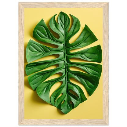 Matisse Inspired Swiss Cheese Leaf