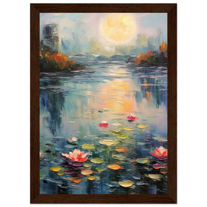 Tranquil Waters Inspired By Monet