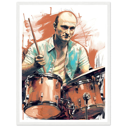 Phil Collins Rustic Drumming