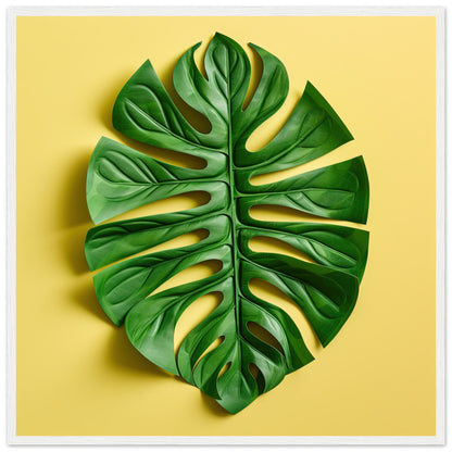 Matisse Inspired Swiss Cheese Leaf