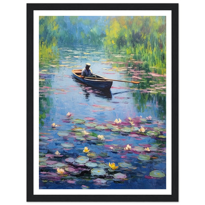 Boating Bliss Inspired By Monet