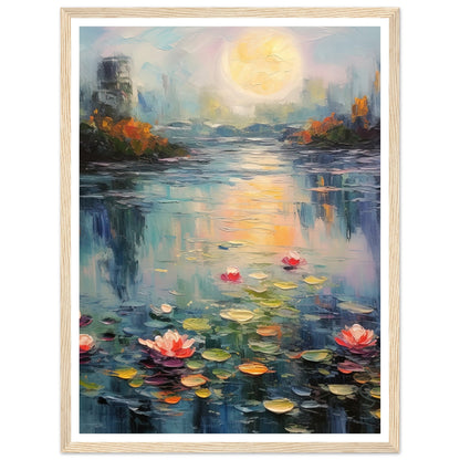 Tranquil Waters Inspired By Monet