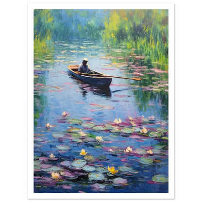 Boating Bliss Inspired By Monet