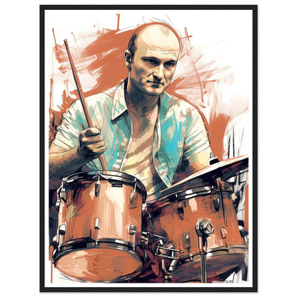 Phil Collins Rustic Drumming