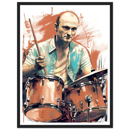 Phil Collins Rustic Drumming