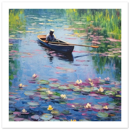 Boating Bliss Inspired By Monet