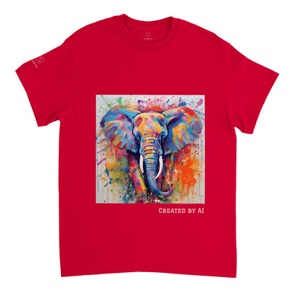 Colour Me Elephant - Unisex Crewneck T-shirt