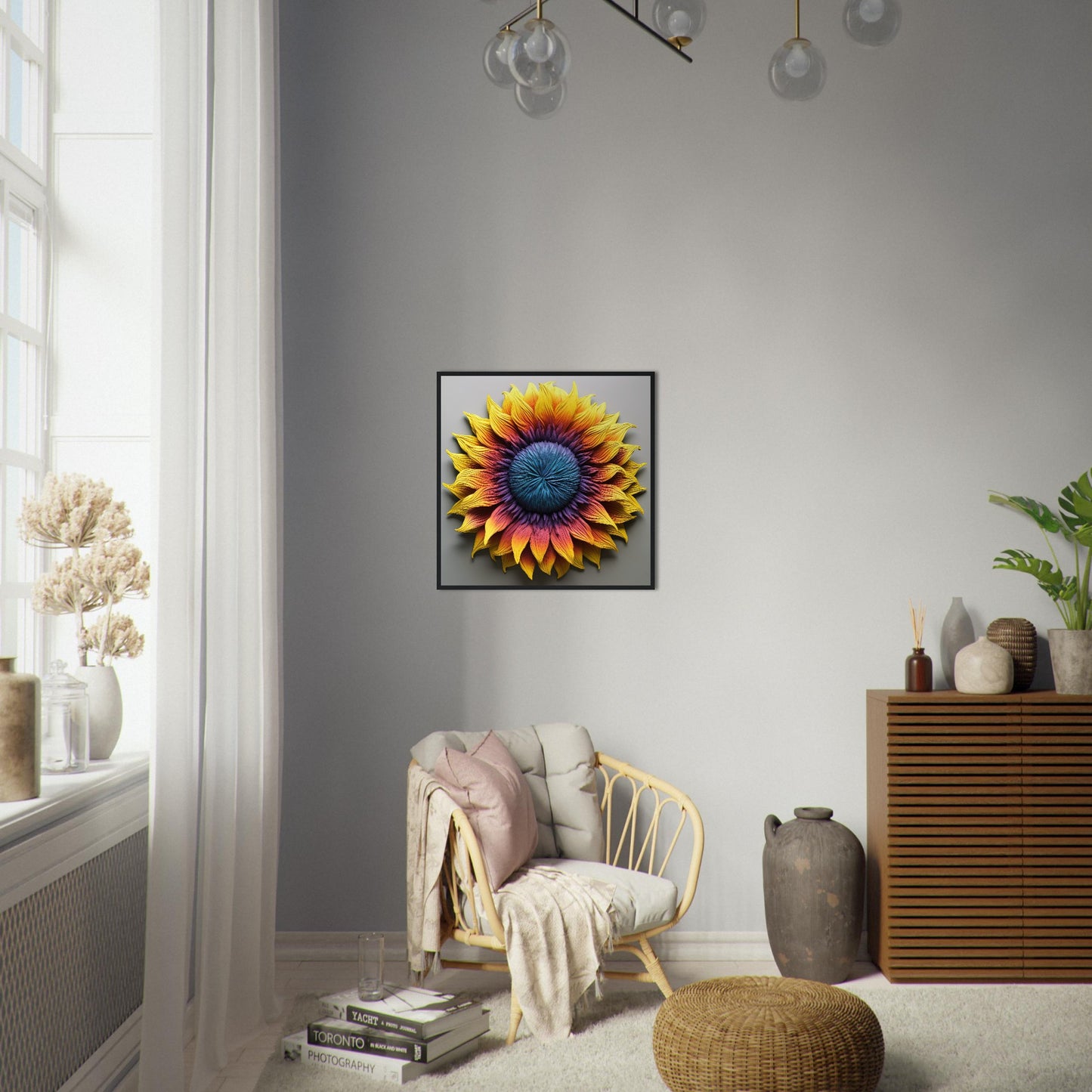 Rainbow Sunflower