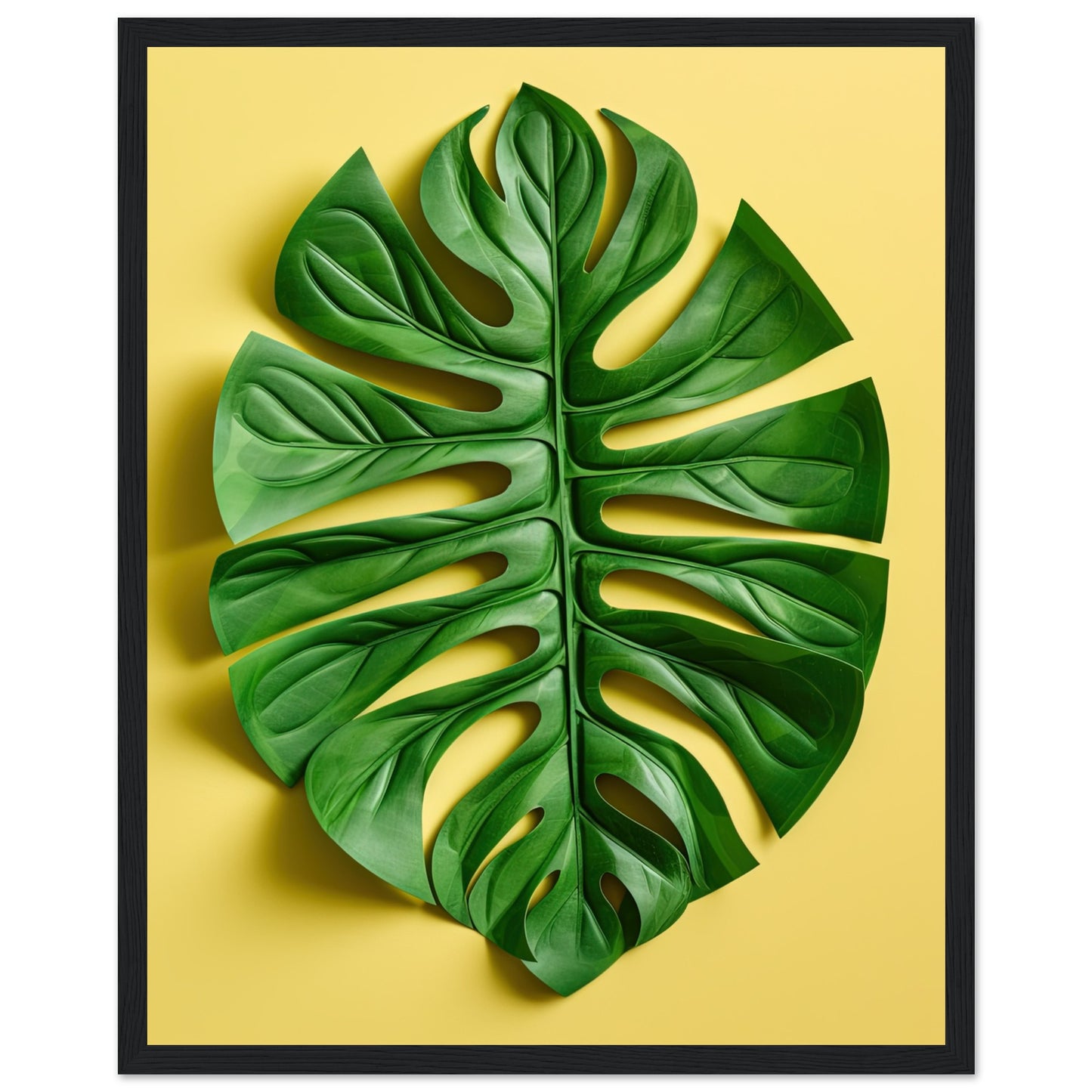 Matisse Inspired Swiss Cheese Leaf