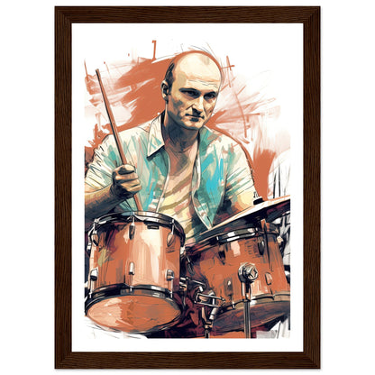 Phil Collins Rustic Drumming