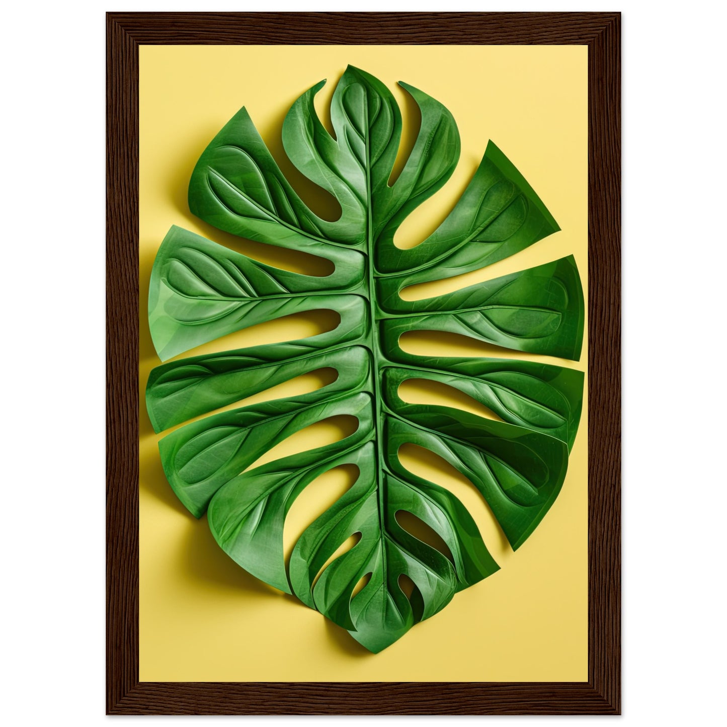 Matisse Inspired Swiss Cheese Leaf