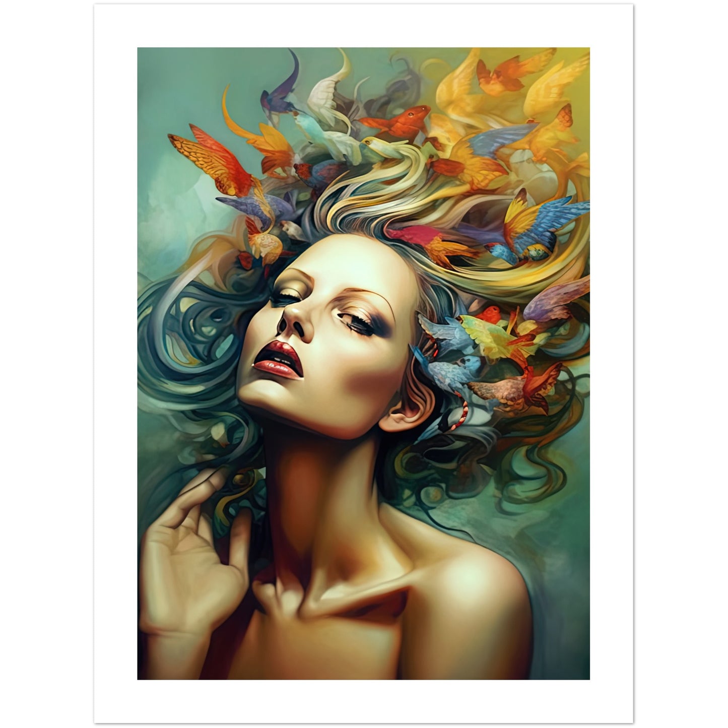 Medusa With Birds