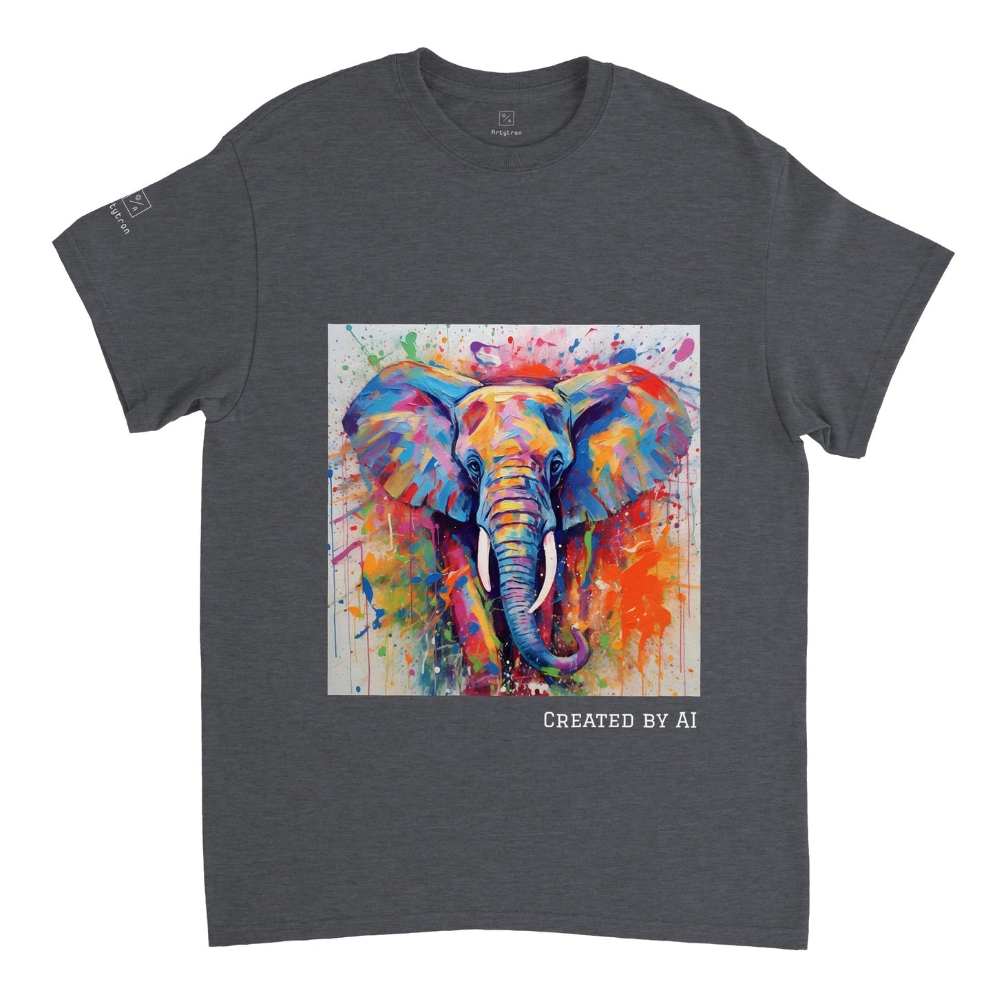 Colour Me Elephant - Unisex Crewneck T-shirt