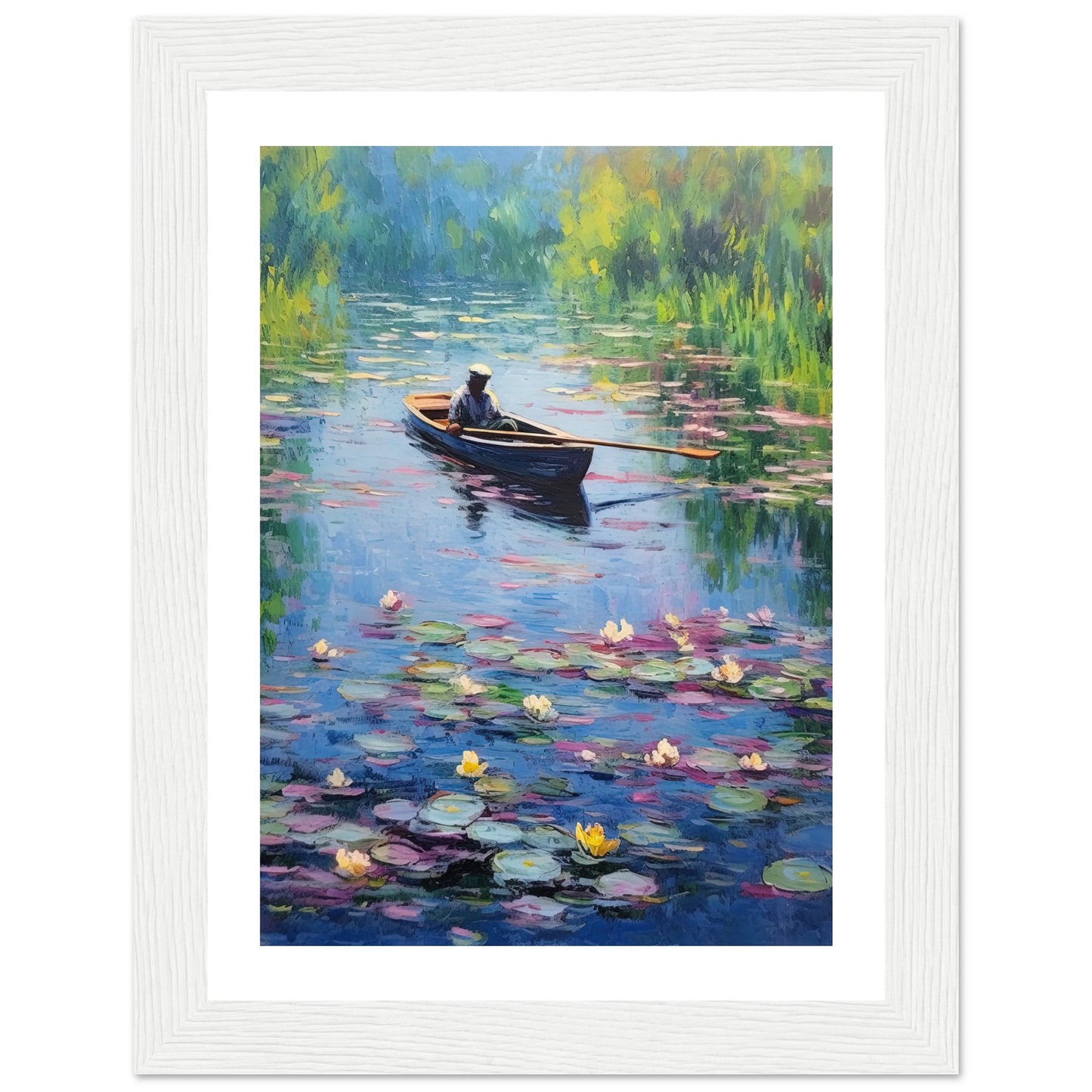 Boating Bliss Inspired By Monet