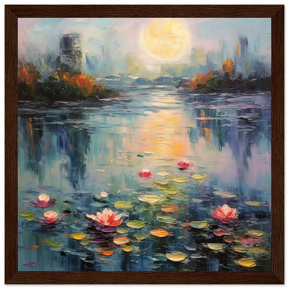 Tranquil Waters Inspired By Monet