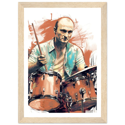 Phil Collins Rustic Drumming