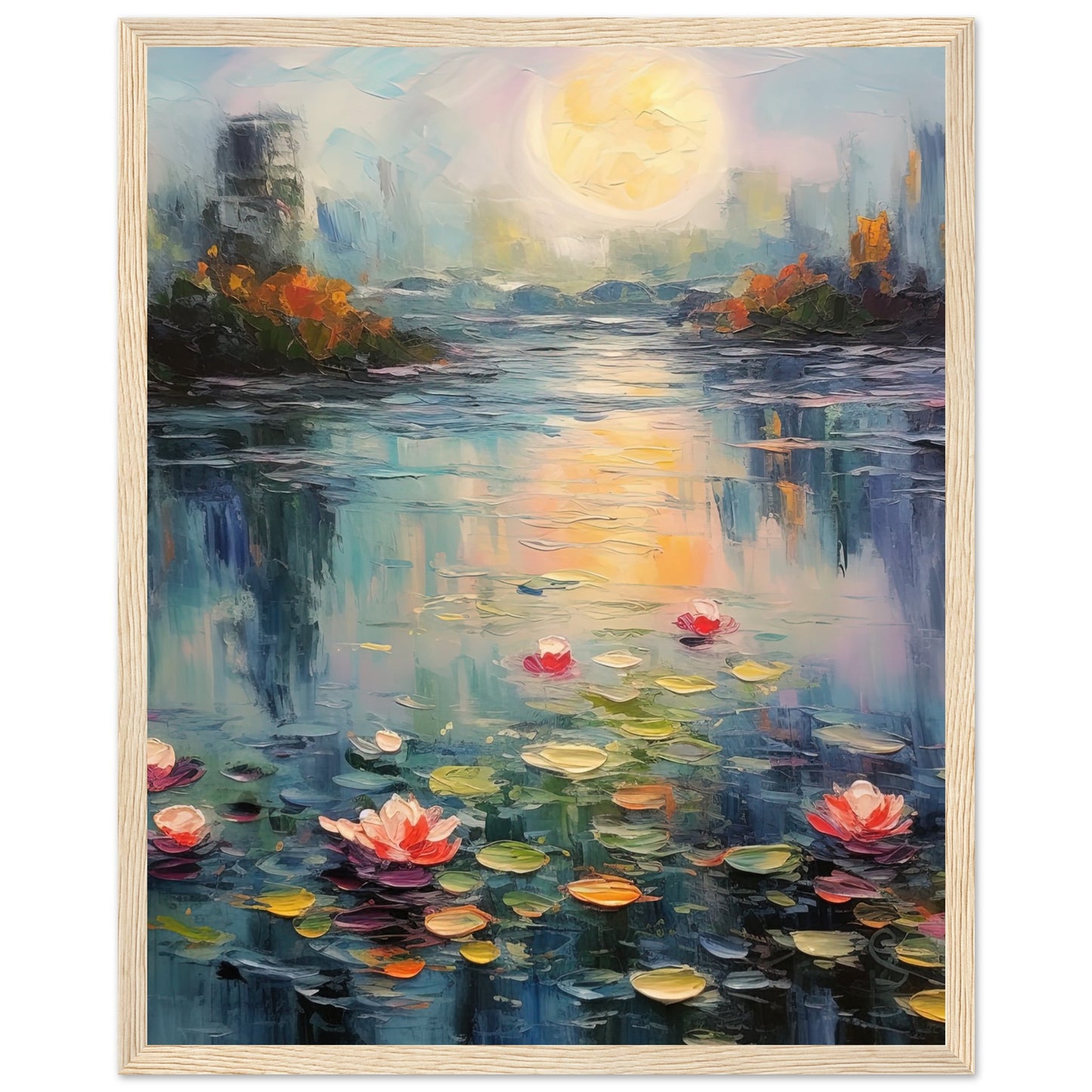 Tranquil Waters Inspired By Monet