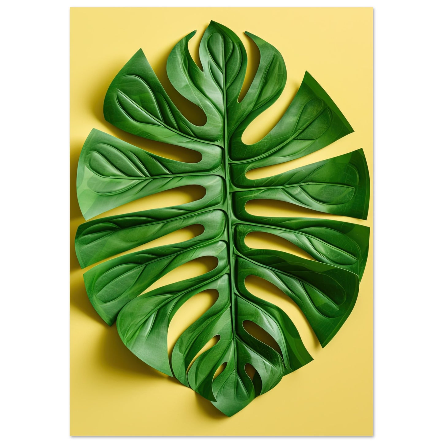 Matisse Inspired Swiss Cheese Leaf