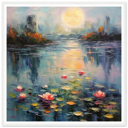 Tranquil Waters Inspired By Monet