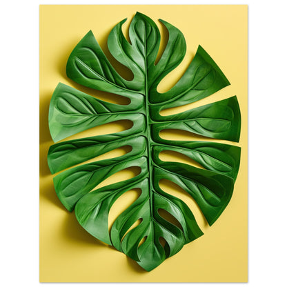 Matisse Inspired Swiss Cheese Leaf