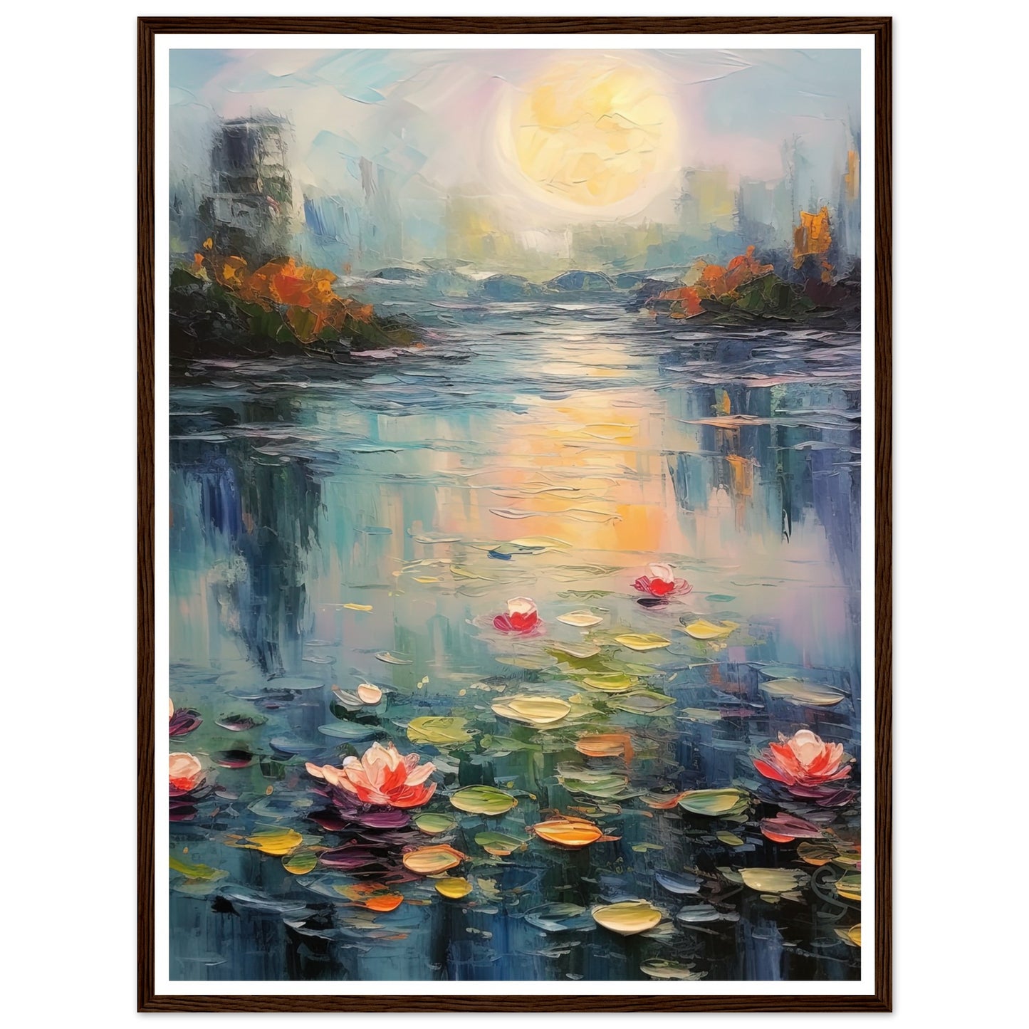 Tranquil Waters Inspired By Monet