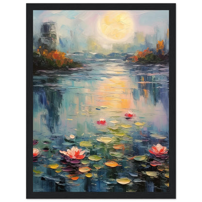 Tranquil Waters Inspired By Monet