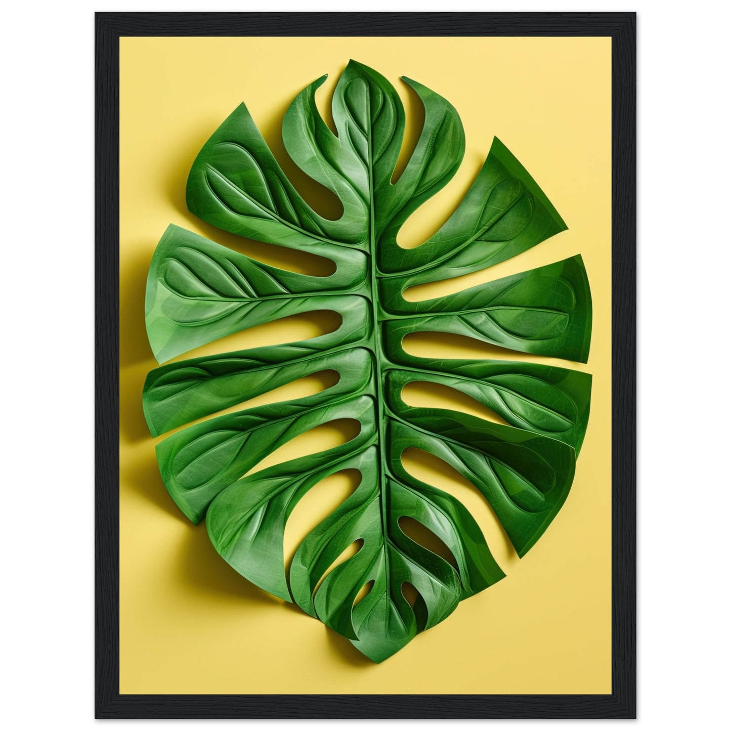 Matisse Inspired Swiss Cheese Leaf