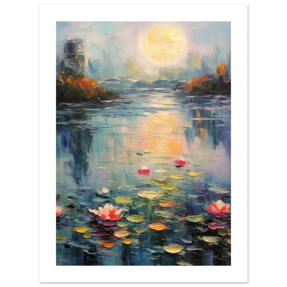 Tranquil Waters Inspired By Monet